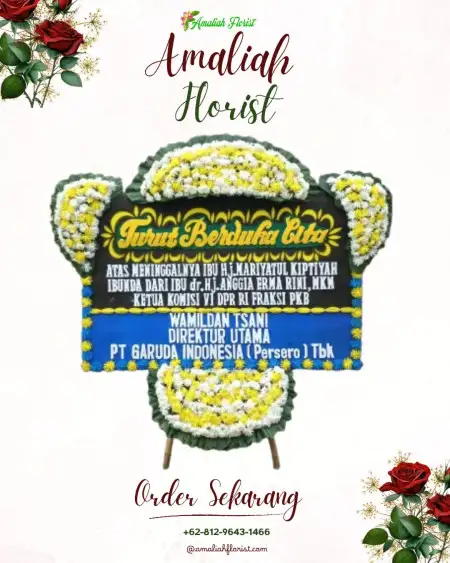 Papan Bunga Duka Tanjung Balai Kota Iii
